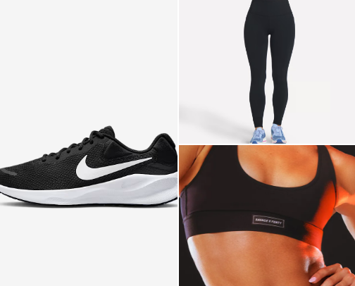 My favorite workout things! cover photo collage