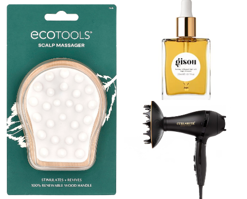 HAIR GLOW UP cover photo collage