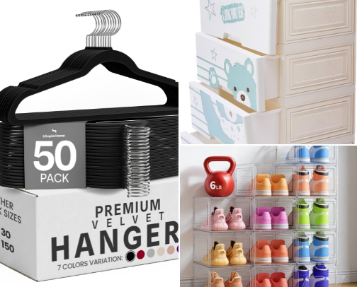 Organizer Essentials for a Tidier Home & Closet cover photo collage
