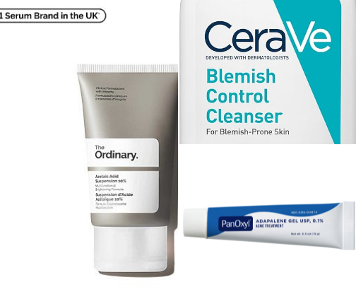 Hormonal Acne Skincare Must Haves cover photo collage