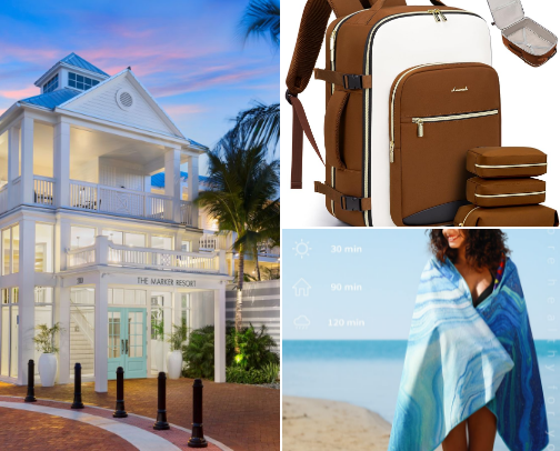 Spring break/ vacation cover photo collage