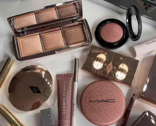 makeup essentials💞 cover photo collage