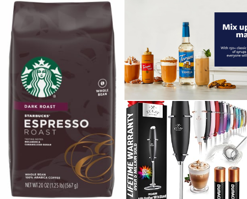 Coffee at home ☕️ cover photo collage