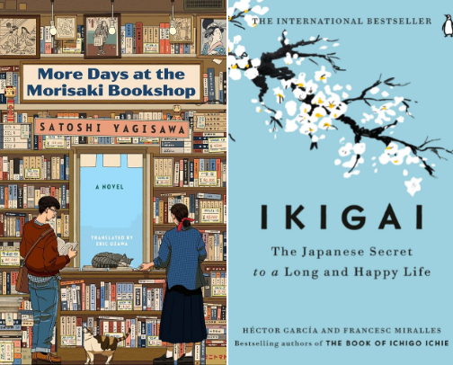 Books That Inspire Calm cover photo collage