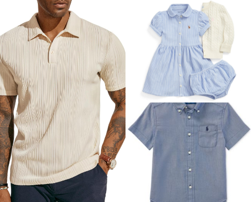 Family Easter outfits cover photo collage