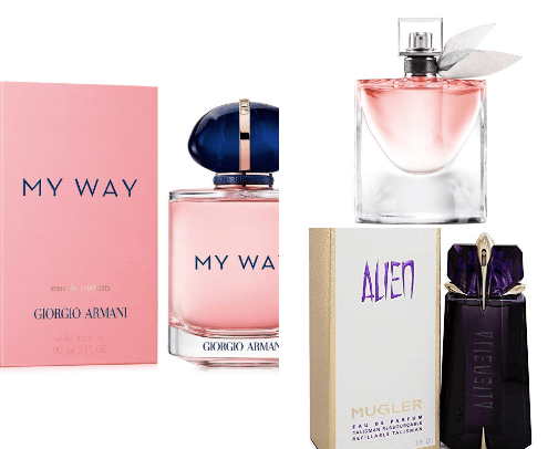 Parfume cover photo collage