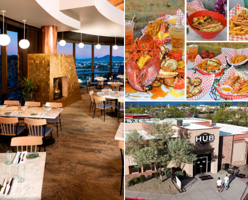 Food around town. cover photo collage