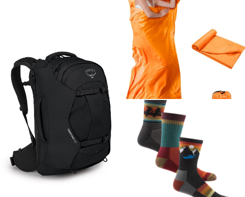 The Ultimate Backpacking Checklist cover photo collage