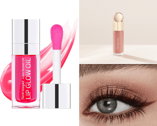 Makeup Bag Necessities cover photo collage