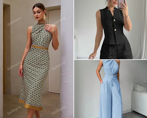 Fashionista for women cover photo collage