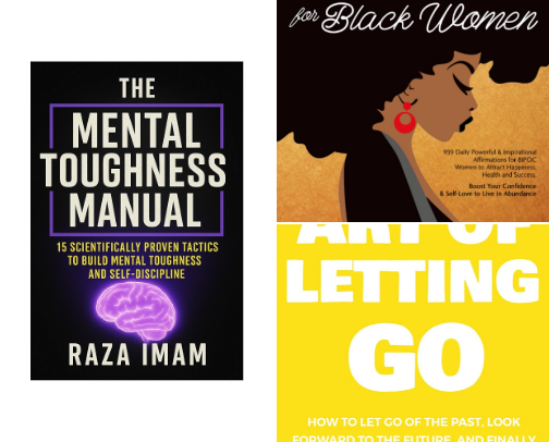 Books for Becoming the Woman You Keep Saying You’re Going to Be cover photo collage