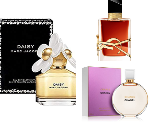 Beautiful fragrances cover photo collage
