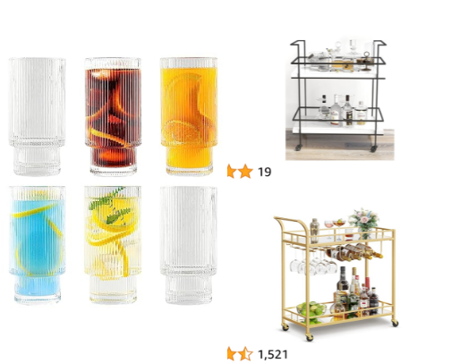 Build your bar cart cover photo collage