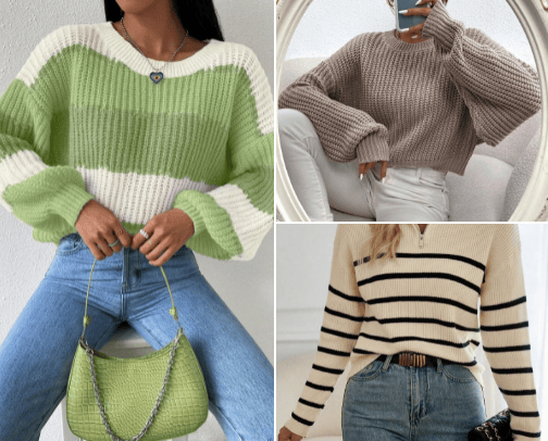 Winter outfit cover photo collage