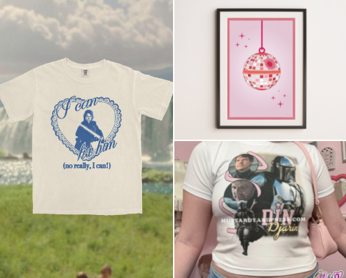 star wars girlie gift guide cover photo collage