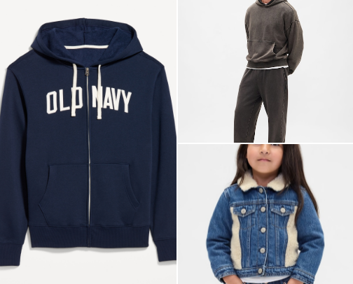 Old navy cover photo collage