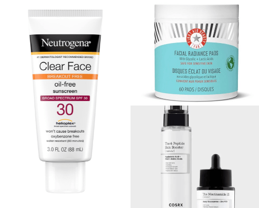 Skincare must have for summer cover photo collage