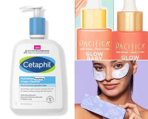 Skin Care Faves cover photo collage