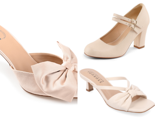 FOOTWEAR FINDS; Luxury and Budget Elegant cover photo collage
