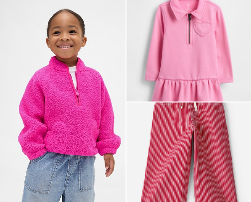 Valentine’s Day Inspired Toddler Outfits cover photo collage