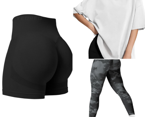 Top gym chlotes cover photo collage