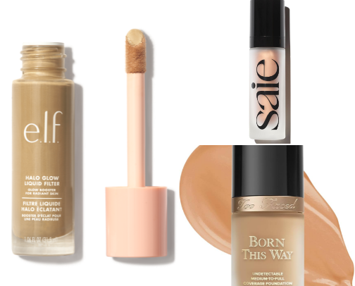 My makeup essentials 🤩 (Drug store vs High end) cover photo collage