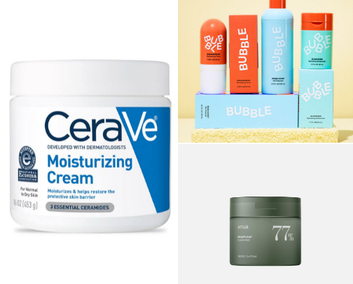Skin care cover photo collage