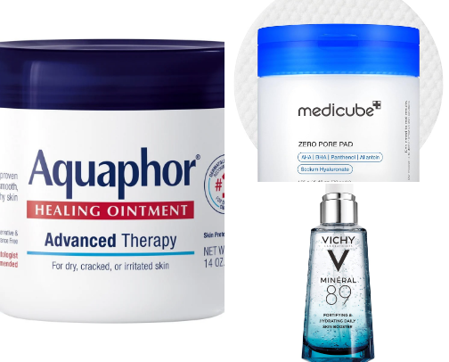 The best skincare routine for combination skin (from forehead to chin) cover photo collage