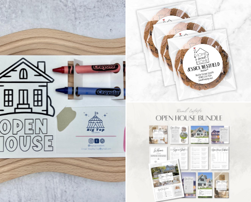 Open House Must Haves For Real Estate Agents cover photo collage