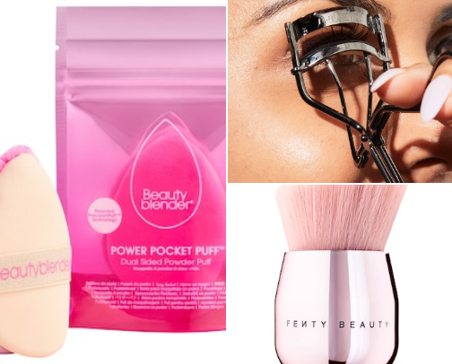 Makeup Tools & Brushes cover photo collage