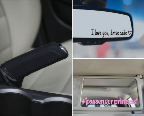 how to style your car like a baddie cover photo collage