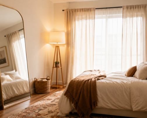 Renter-Friendly Decor Upgrades (No Drilling Required!) 🏢✨ cover photo collage
