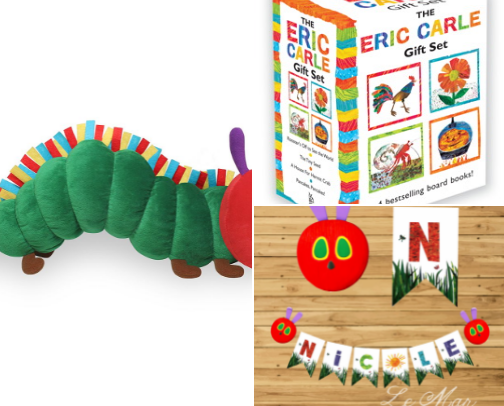Eric Carle birthday party cover photo collage