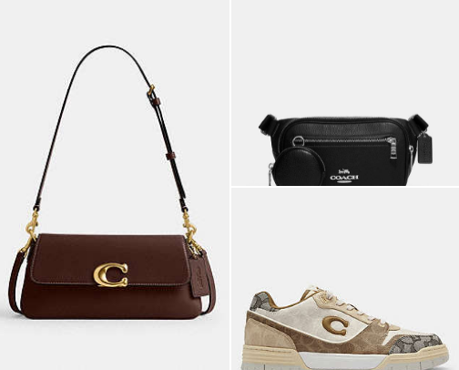 Coach bags cover photo collage