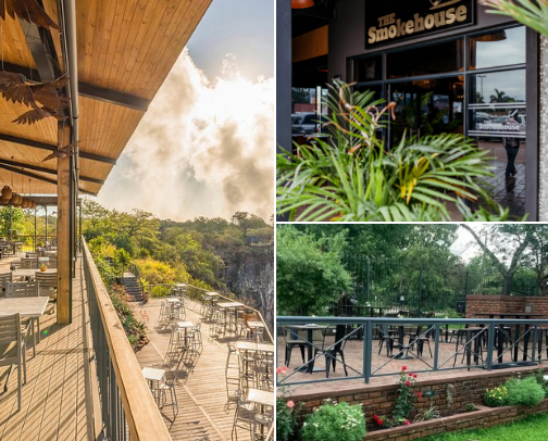 Go to restaurants in Zimbabwe cover photo collage