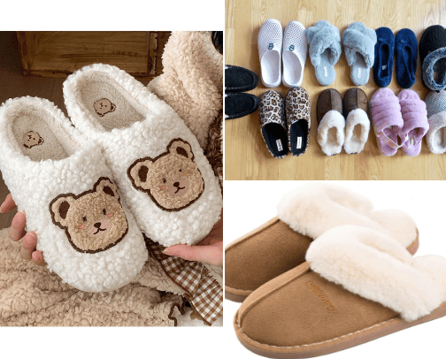 Slippers for every taste(Women's,Men's And Children's) cover photo collage