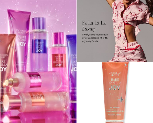Victoria's Secret products I recommend cover photo collage