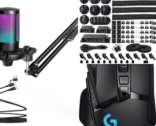 Gifts Ideas For Gamers and Streamers cover photo collage