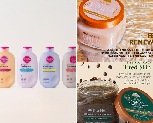 Shower/Body care! cover photo collage