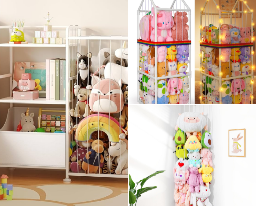 Whimsical Plush Organization: organize my plushies and stuffed animals cover photo collage