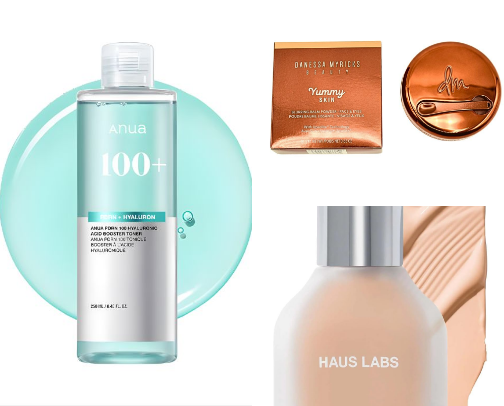 The 2026 "Glass Skin" & Airbrushed Makeup cover photo collage