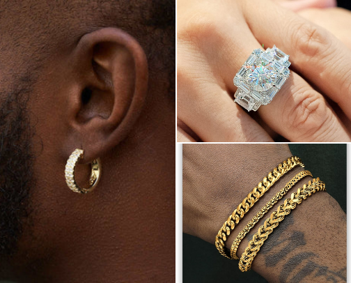 Men's Jewelry cover photo collage