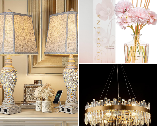 Luxury Living Room Decor cover photo collage