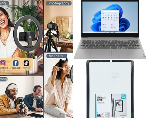 Remote Work Equipment cover photo collage