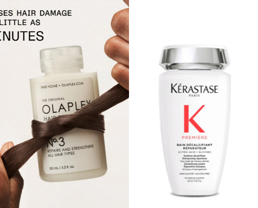 my hair essentials 💆🏻‍♀️🫧 cover photo collage