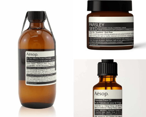 Skincare products 💫 cover photo collage