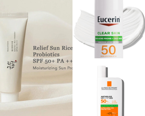 Sunscreen recommendations ☀️ cover photo collage
