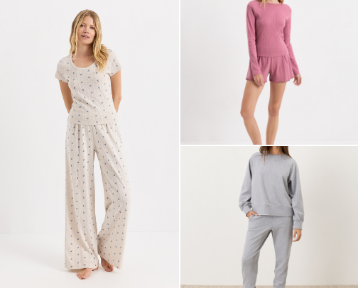 Cozy girl lounge sets that will have you glued to your couch cover photo collage