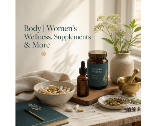 🌿 Body | Women's Wellness, Supplements & Fitness Picks cover photo collage