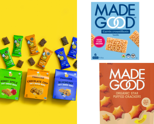 Kid friendly, school approved snacks cover photo collage